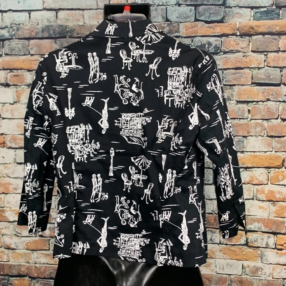 Briggs Casual black & white jacket Size 18 - Picture 2 of 6